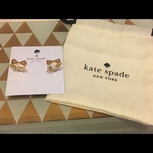 Kate Spade Gold Kitten Earrings
